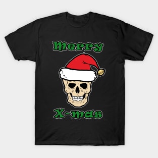 Merry X-mas Skull T-Shirt